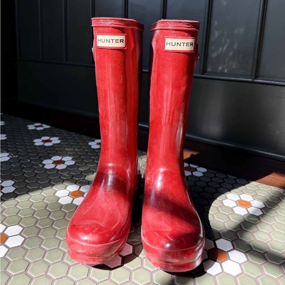 Hunter Classic Red Waterproof Boots